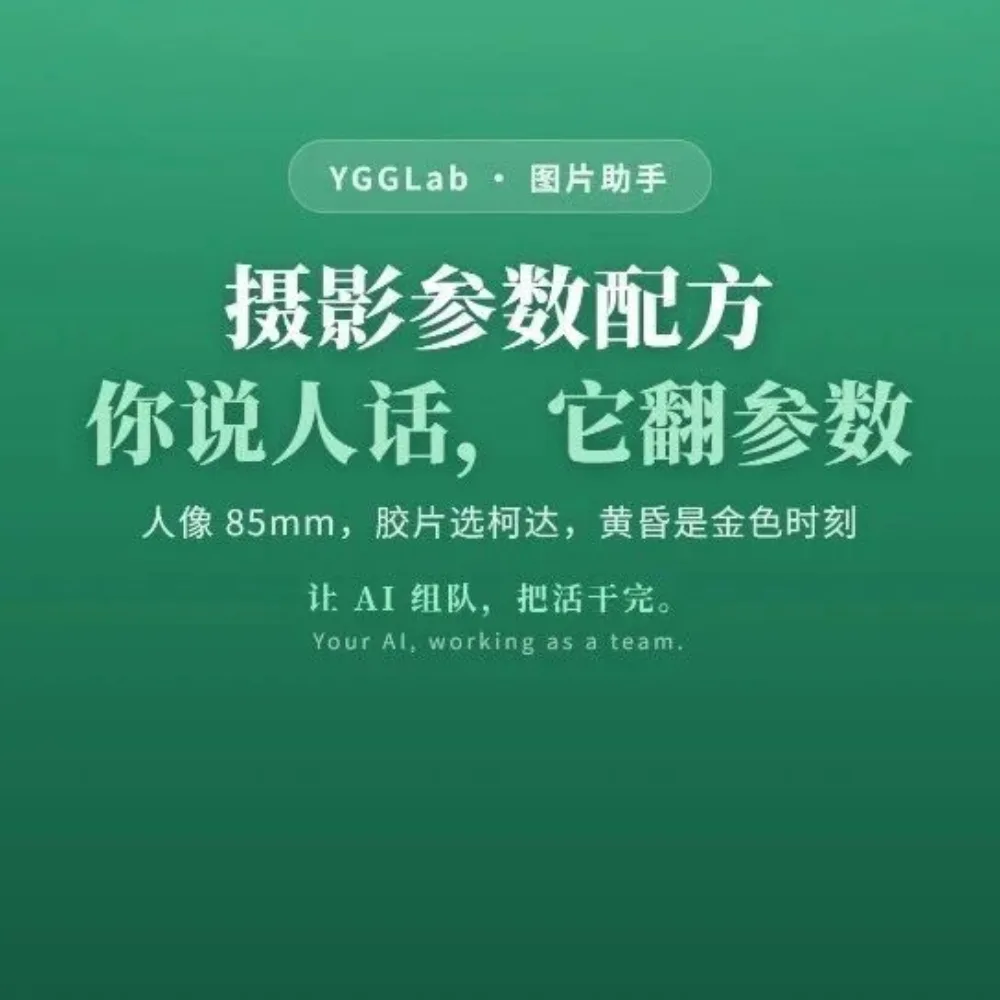 摄影参数配方：你说人话，它翻参数